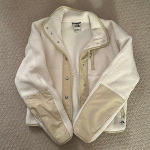 White North Face fleece jacket size XS